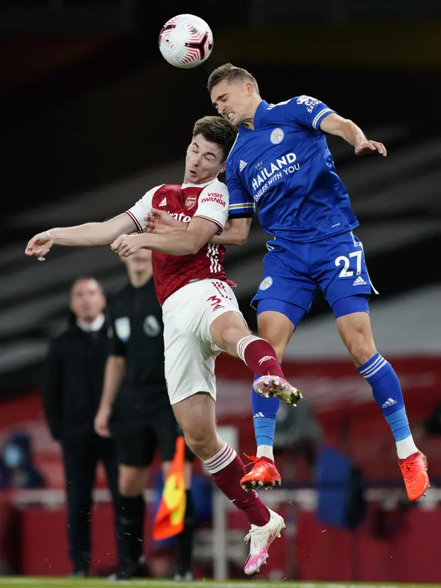 Gol Tunggal Jamie Vardy Bawa Leicester City Bungkam Arsenal