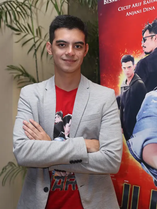 Aktor muda Massimilano Manassero akan membintangi film bergenre action komedi yang berjudul 'Sang Juara'. Akrab disapa Ciccio akan beradu akting dengan Bisma Karisma difilm tersebut. (Andy Masela/Bintang.com)