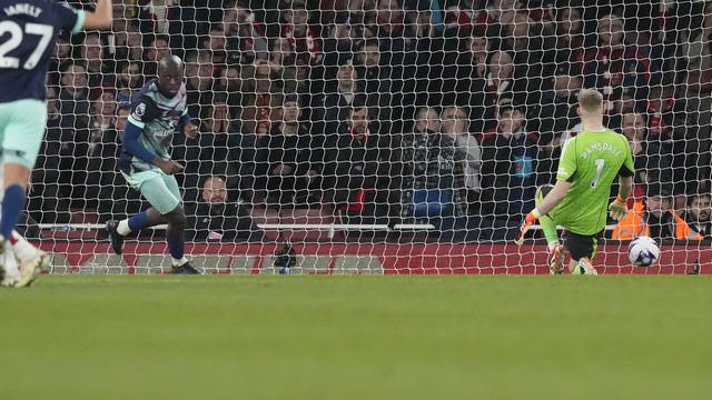 Aaron Ramsdale - Arsenal vs Brentford di Premier League 2023/2024