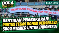 Persebaya Surabaya menggandek Bonek Disaster Reponse Team (BDTR) dalam melakukan penggalangan masker untuk korban asap kebakaran hutan dan lahan (Karhutla). Pengumpulan masker dipusatkan di tiga titik yakni gate 3, 17 dan VIP.