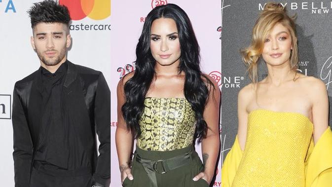 Pasca Putus Dari Gigi Hadid Zayn Malik Beri Sinyal Dekati Demi Lovato News Entertainment Fimela Com