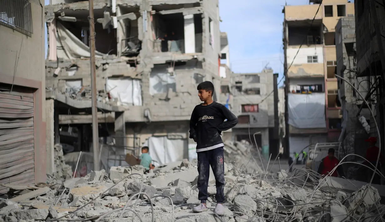 Secara konsisten, Hamas menuntut agar kesepakatan gencatan senjata harus mengarah pada berakhirnya perang, penarikan penuh Israel dari Jalur Gaza, dan lonjakan bantuan kemanusiaan. (Eyad BABA/AFP)