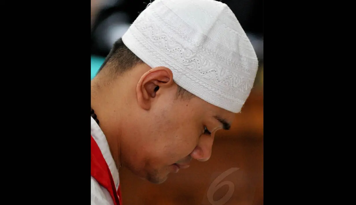 Dalam sidang sebelumnya, Guntur Bumi didakwa Jaksa Penuntut Umum (JPU) empat bulan tahanan lantaran kasus penipuan yang dituduhkannya. (Liputan6.com/Johan Tallo)