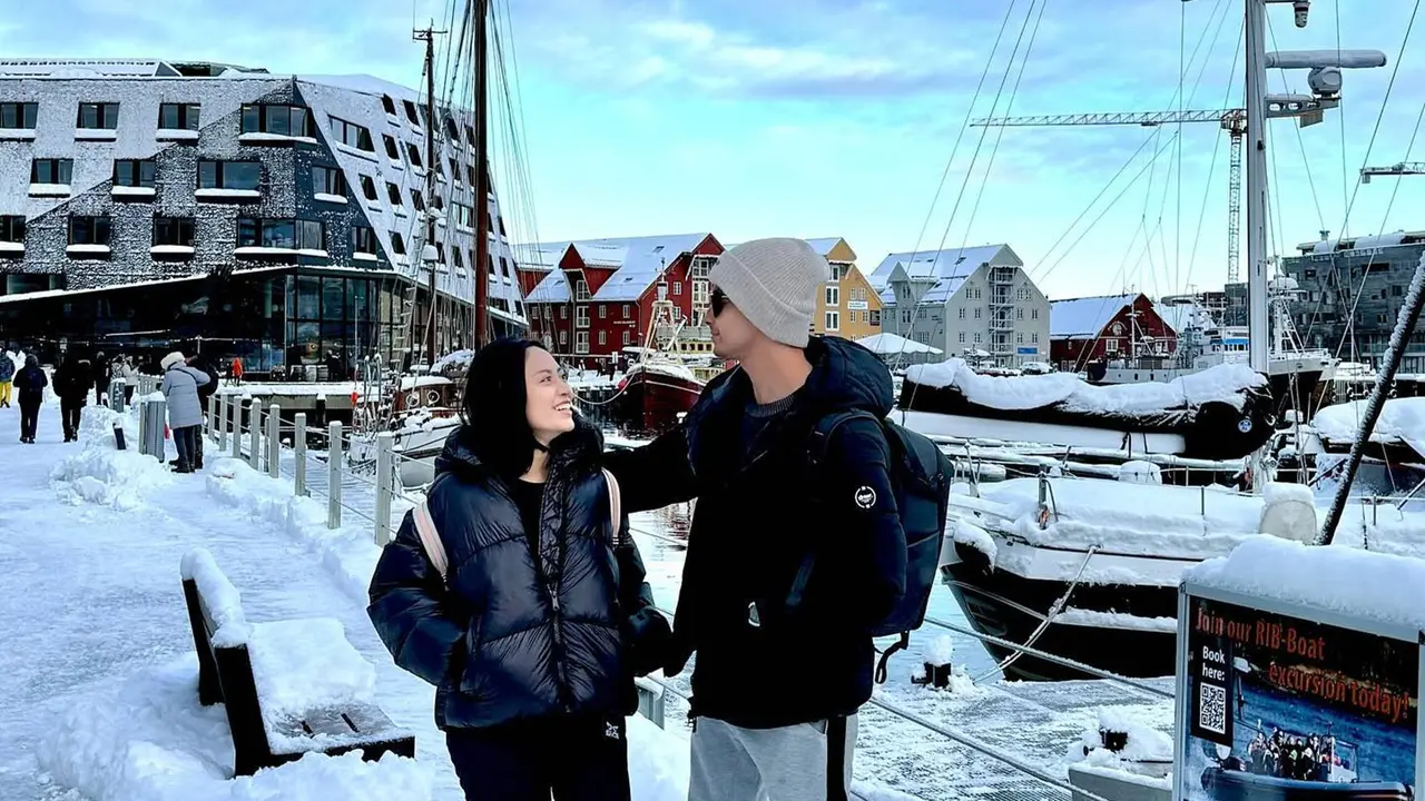 Potret Rachel Vennya Liburan Bareng Kekasih ke Norwegia, Ingin Lihat Aurora