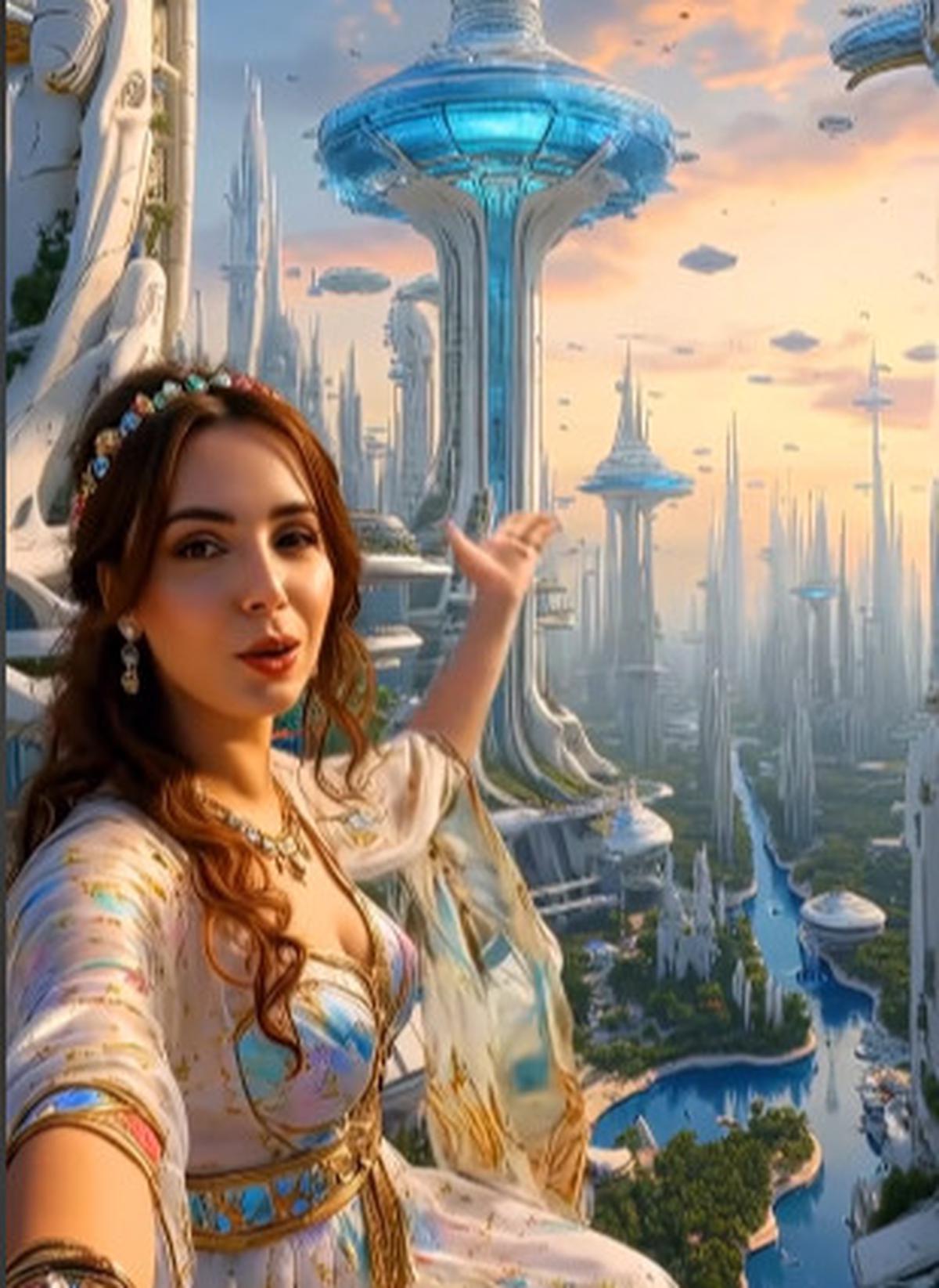 Penampakan Kota Atlantis Jelang Kehancurannya 11600 Tahun lalu Versi AI