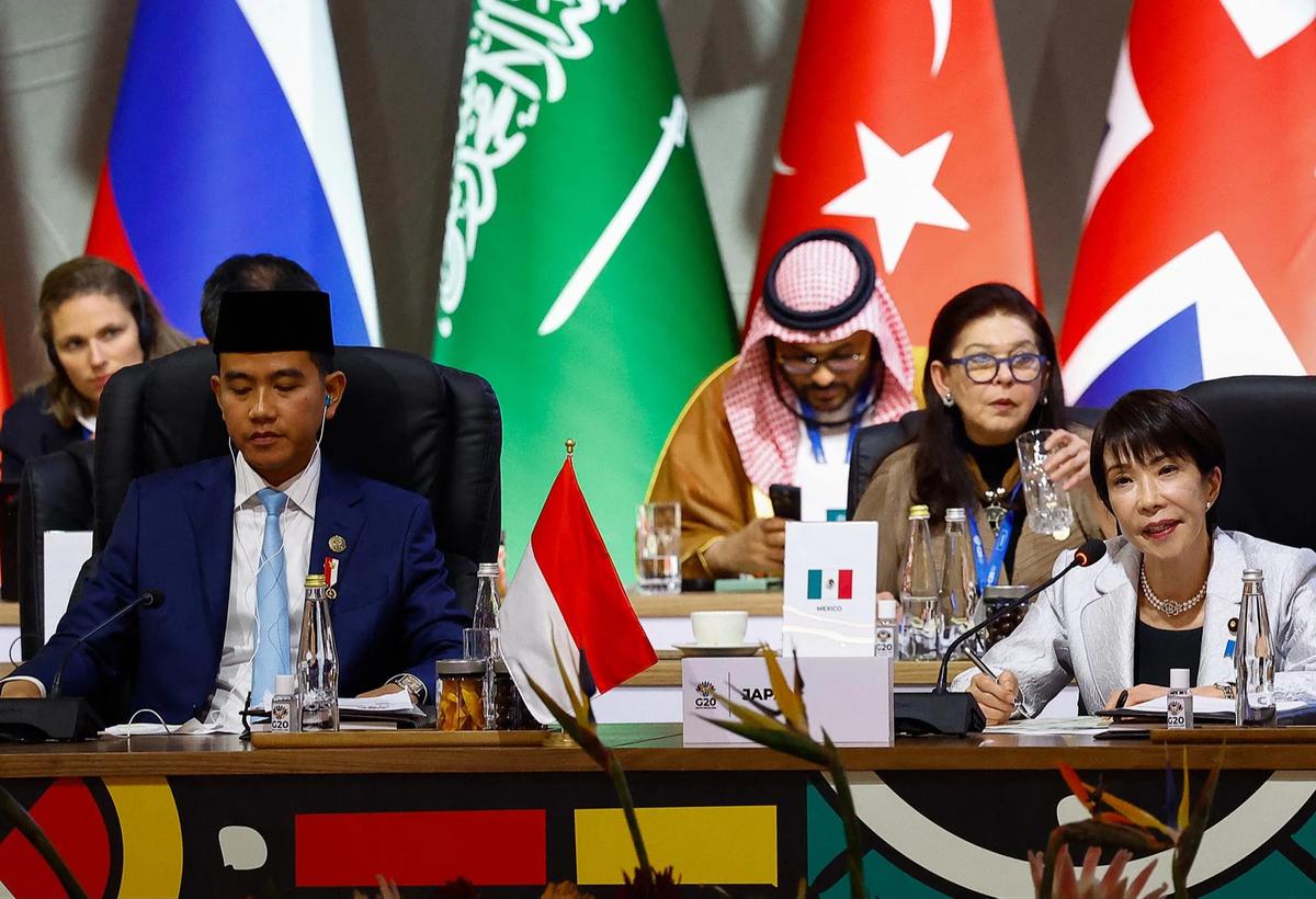 FOTO: Gibran Tegaskan Kemandirian Pembangunan Indonesia di KTT G20 Johannesburg