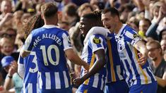 Brighton and Hove Albion tampil impresif musim 2021/2022 ini di Liga Inggris. Saat ini mereka menghuni posisi ke-9 di klasemen dengan koleksi 47 poin. Kecuali Manchester City, 5 klub Big Six lainnya pernah jadi korban keganasan klub berjuluk Seagull ini. (PA via AP/Gareth Fuller)