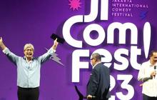FOTO: Kolaborasi di Jicomfest 2023, Ini Penampilan Kocak Gilang Dirga, Abdel Achrian hingga Cak Lontong di Republik Konoha
