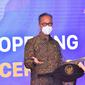 Menteri Perindustrian Agus Gumiwang Kartasasmita memberikan sambutan pada Pembukaan GAIKINDO Indonesia International Motor Show (GIIAS) seri kedua di Surabaya, (Dok Kemenperin)