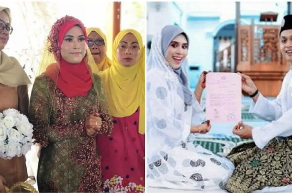 Ketabahan Pengantin Wanita Saat Terpaksa Sendirian di Pelaminan di Resepsi Pernikahan