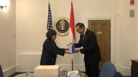 Menteri Perdagangan Muhammad Lutfi saat kunjungan kerja ke Amerika Serikat (AS). (Dok. Kemendag)