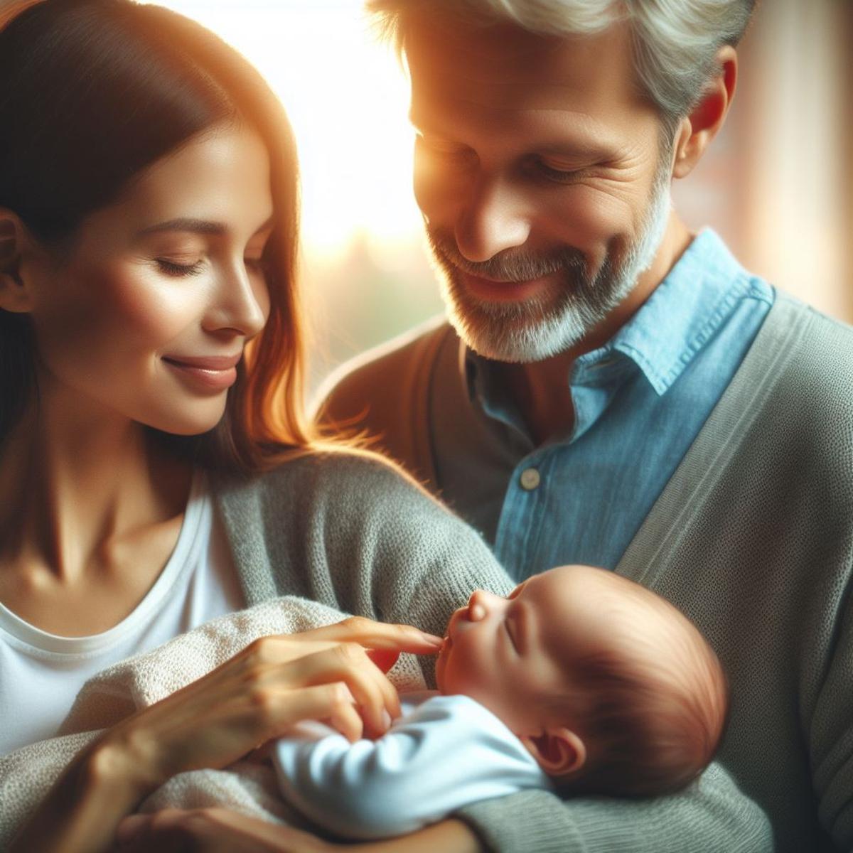 Ilustrasi Bayi dan Orangtua