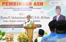 Wamenag: Insan Kementerian Agama Kunci Penjaga Harmoni Keumatan Nasional