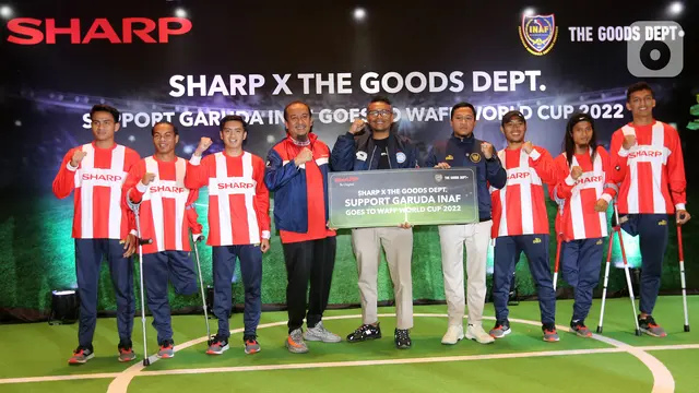 Dukung Garuda INAF, Sharp Indonesia Berkolaborasi Galang Dana untuk Pembiayaan Pelatihan
