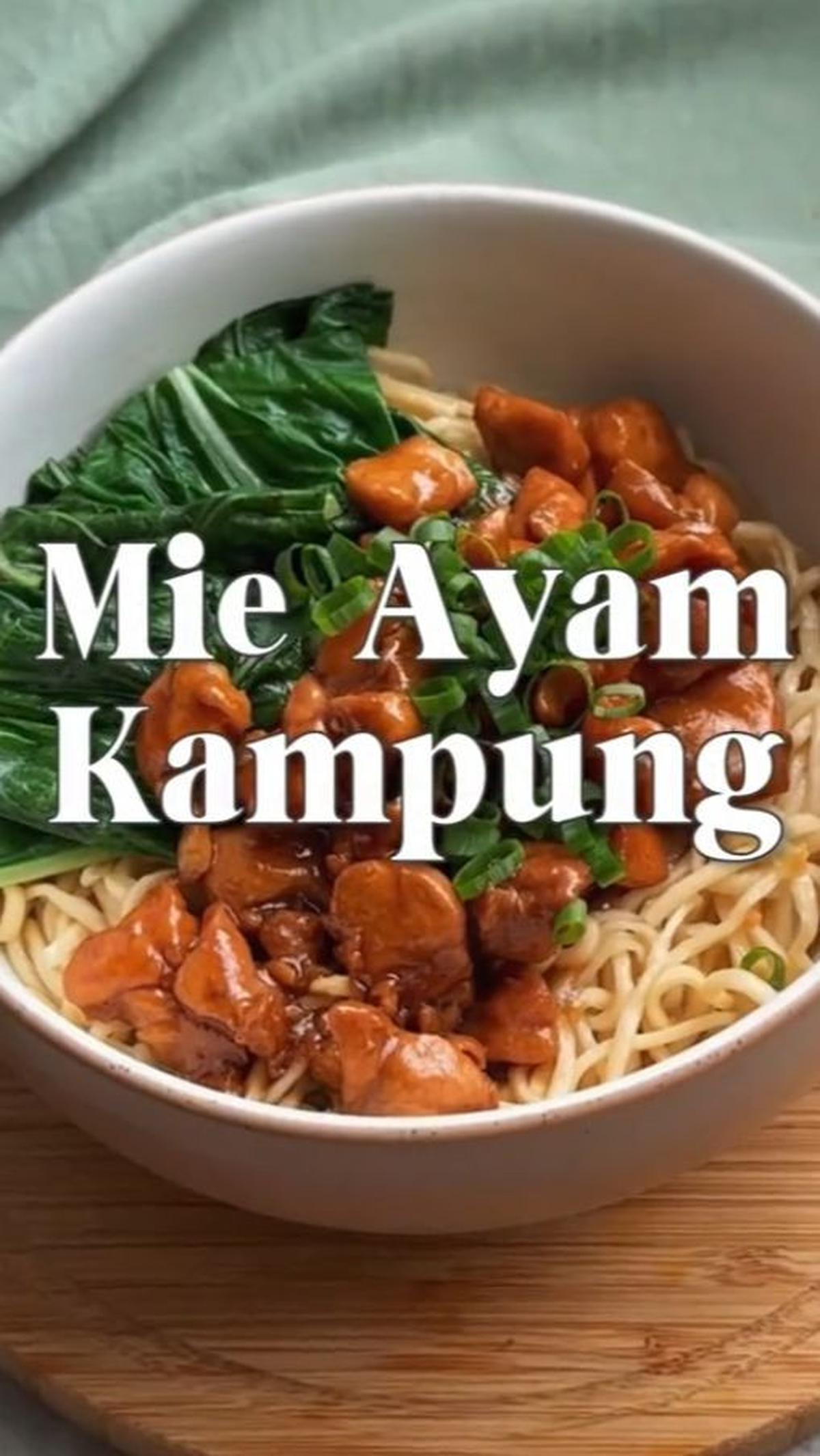 5. Mie Ayam Kampung ala Chef Martin Praja