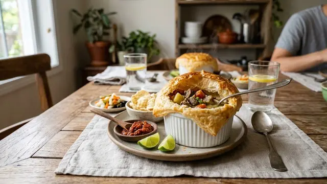 Resep Soto Betawi Pot Pie, Perpaduan Kuah Gurih dan Pastry Renyah