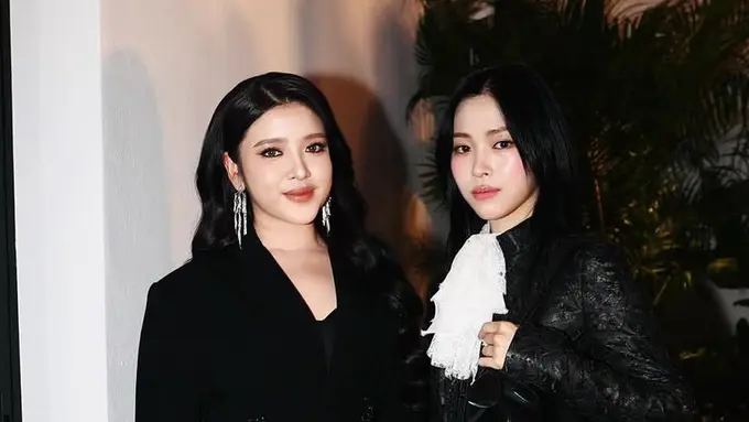Tiara Andini foto bareng Idol Ryujin ITZY di acara Ralph Lauren.[@tiaraandini]