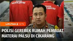 Polisi meringkus sindikat pembuat materai palsu yang merugikan negara hingga ratusan juta rupiah. Sebanyak enam anggota sindikat yang memiliki peran yang berbeda-beda ditangkap di tempat yang berlainan.