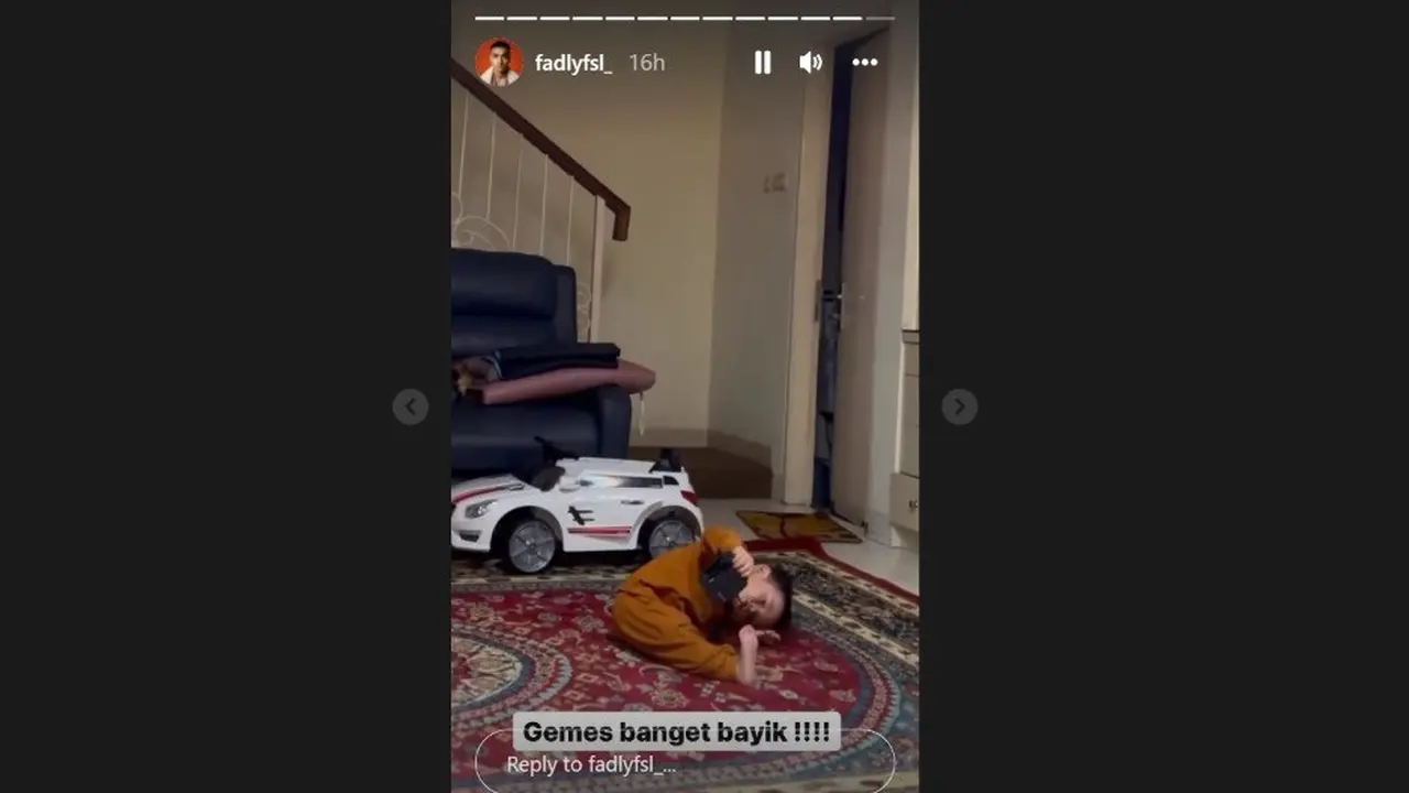 Gemasnya Gala Sky saat Diminta Tidur oleh Kakak Fuji