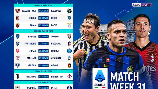 Liga Italia 2023/2024 Matchweek 31