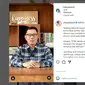 Bukan bakal maju di Pilkada DKI Jakarta 2024,&nbsp;Mantan Gubernur Jawa Barat yang juga merupakan politikus Partai Golkar Ridwan Kamil (RK) akhirnya buka suara terkait baliho OTW Jakarta dirinya yang sempat viral. Apa itu? (Instagram @ridwankamil)