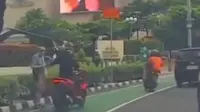 WNA Dijambret di Bundaran HI, Korban Sampai Tersungkur