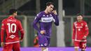 Fiorentina berhasil meraih kemenangan saat menjamu Sampdoria dalam laga pekan ke-15 Liga Italia di Artemio Franchi, Rabu (1/12/2021). (AP/Massimo Paolone)