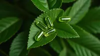 Ilustrasi obat bahan alam fitofarmaka. Foto dibuat oleh AI.