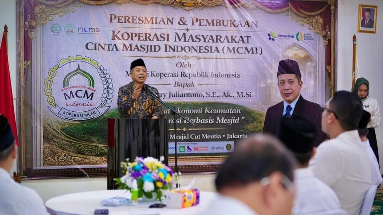 Kemenkop Dukung Penuh Penguatan Koperasi Berbasis Masjid, Dorong Ekonomi Umat