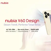 ZTE Mobile Devices Indonesia resmi menggunakan Nubia V60 Design. (Dok: ZTE Mobile Devices Indonesia)