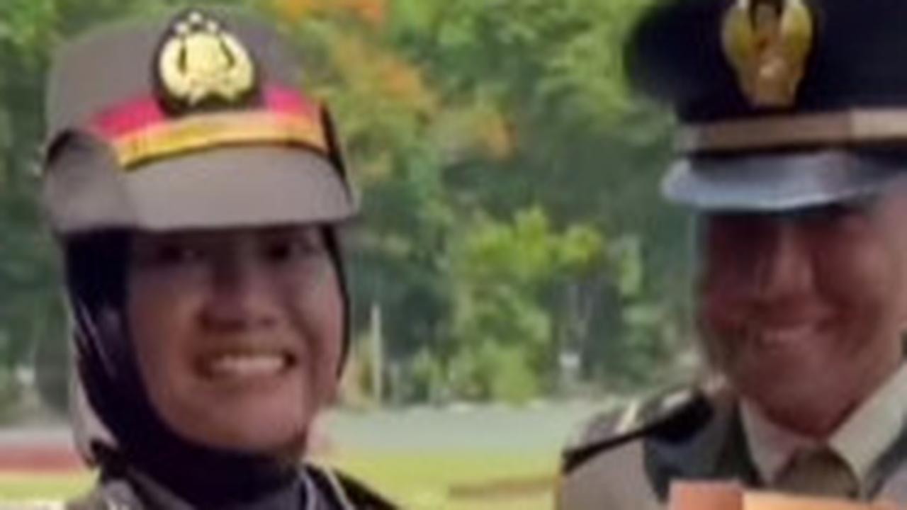 Sama-sama Perwira TNI-Polri, Ayah dan Putrinya ini Punya Pangkat Satu Level
