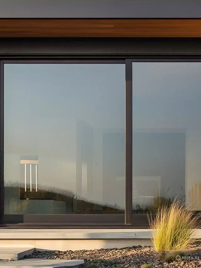 Model Jendela Aluminium Geser/Via Meta AI