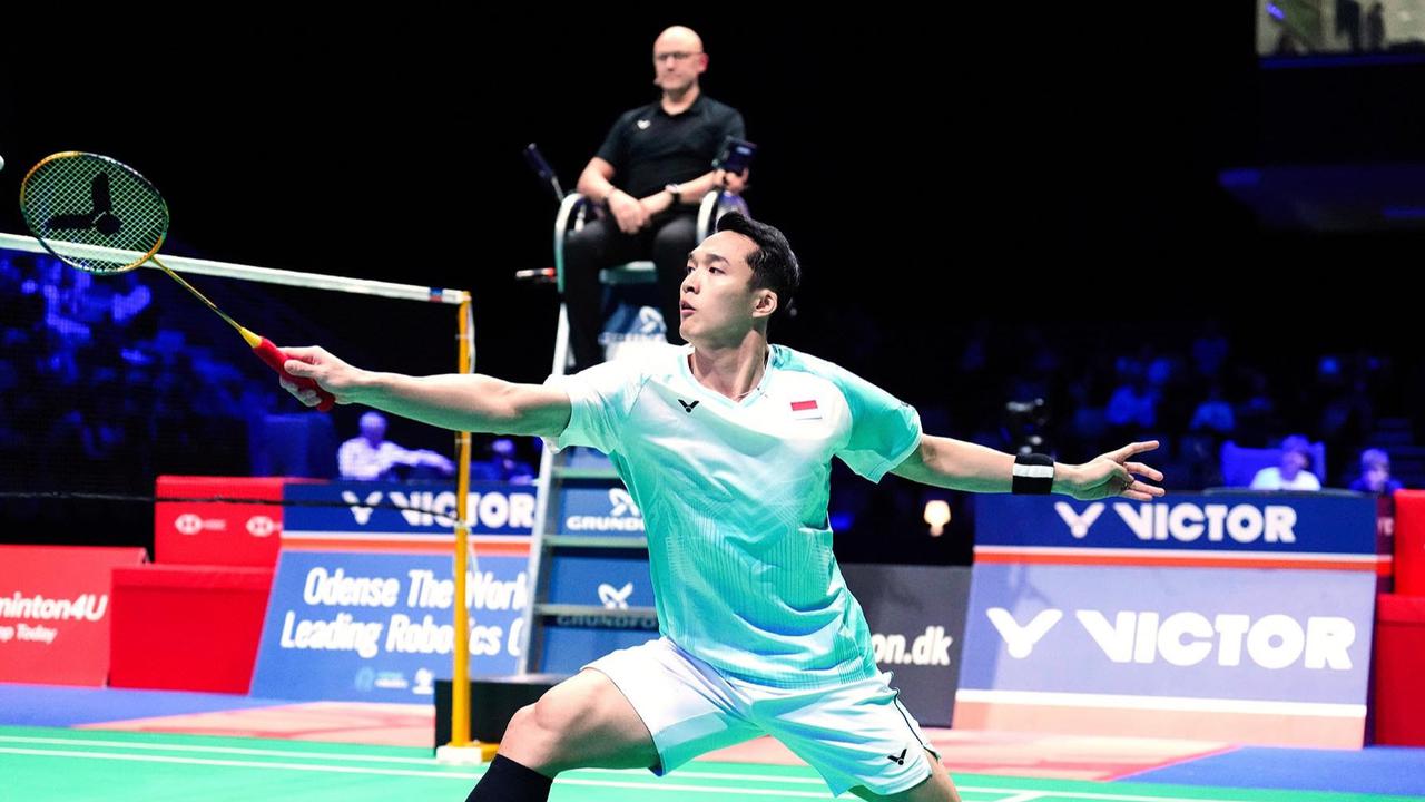 FOTO: Jonatan Christie ke Final Denmark Open 2025, Tantang Tunggal Putra Nomor Satu Dunia