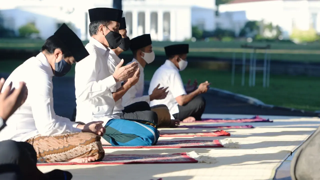 Mengintip Lebaran Idul Fitri 1441 H Presiden Jokowi di Istana Bogor