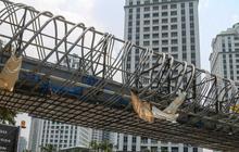 FOTO: Penampakan JPO Berkonsep Modern yang Sedang Dikebut Pemprov DKI Jakarta