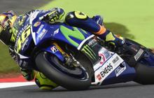 Rossi tercepat di sesi pemanasan MotoGP Inggris