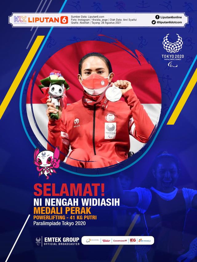 Infografis Ni Nengah Widiasih Peraih Medali Perak Pertama Indonesia di Paralimpiade Tokyo 2020. (Liputan6.com/Abdillah)