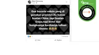 Cek Fakta: Tidak Benar Joko Widodo Disuntik Vaksin Buatan Eropa, Simak Buktinya