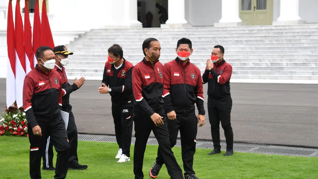 Menpora, Ketua NOC Indonesia dan Presiden Jokowi