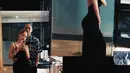 Pada OOTD lainnya, Bunga Citra Lestari kenakan dress hitam polos dengan tali di bagian belakang [@itsmebcl]