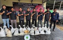 Polres Bangka Amankan Ratusan Kilogram Bijih Timah Ilegal Senilai Rp125 Juta