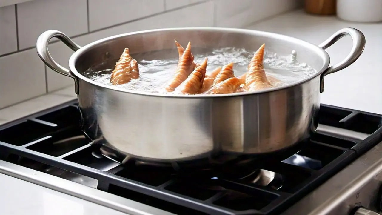 Merebus Ceker Ayam