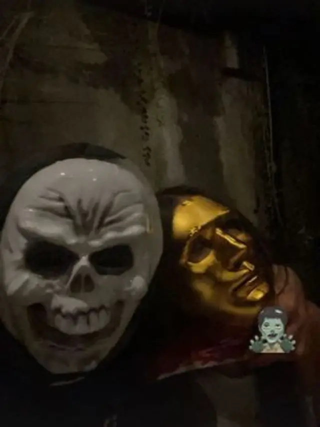 Unggahan Stefan William merayakan pesta Halloween bersama Ria Andrews (Instagram Stories)