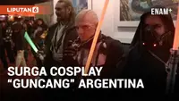 Para penggemar film dan TV berkumpul di salah satu Comic Con terbesar dunia di Buenos Aires. Acara ini menarik lebih dari 100.000 pecinta budaya pop. Aktor Enzo Vogrincic dari "Society of the Snow" dan pengisi suara terkenal Juan Guzmán hadir memeri...
