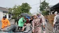 Banjir merendam sedikitnya 300 rumah penduduk di Kelurahan Kampung Damai, Belitung. (Kapusdatinmas BNPB/ Istimewa)