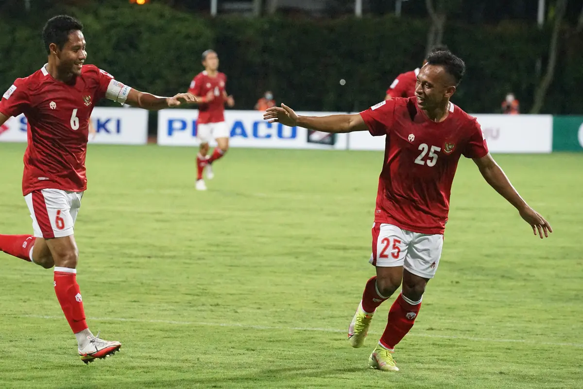 Foto: Terkesan Anggap Remeh usai Unggul Jauh, Timnas Indonesia Harus Puas Hanya Menang 4-2 di Laga Pertama Grup B Piala AFF 2020