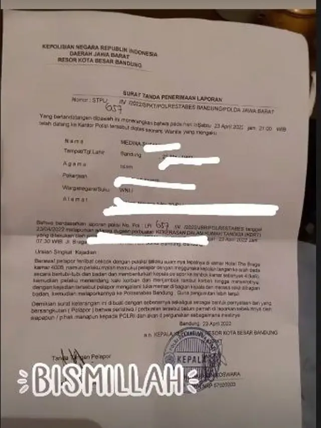 Medina Zein Polisikan Lukman Azhari