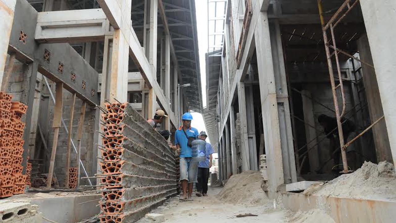 [FOTO] Pembangunan Kampung Deret Petogogan Dikebut