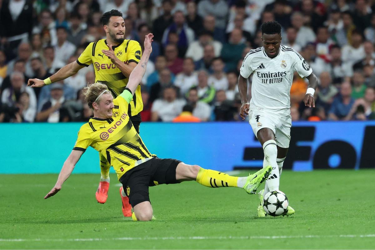 Aksi Spektakuler Vinicius Jr Antar Real Madrid Hancurkan Borussia Dortmund