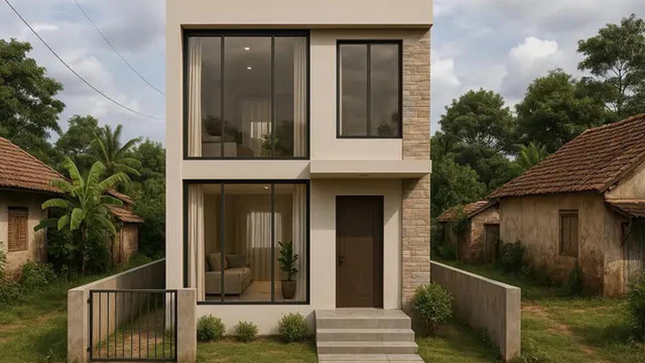 8 Model Rumah 6x9 di Kampung 2 Lantai yang Tampak Mewah Tapi Murah, Cocok untuk Keluarga Modern